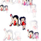 Betty Boop croc charm