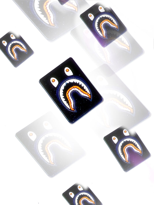 BAPE Shark croc charm