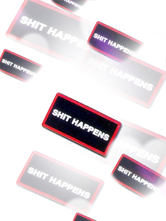 Shit Happens croc charm