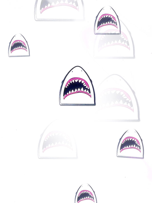 Shark bite croc charm
