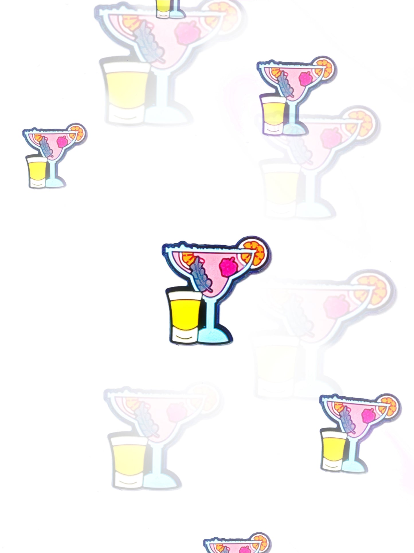 Shot + Cocktail croc charm