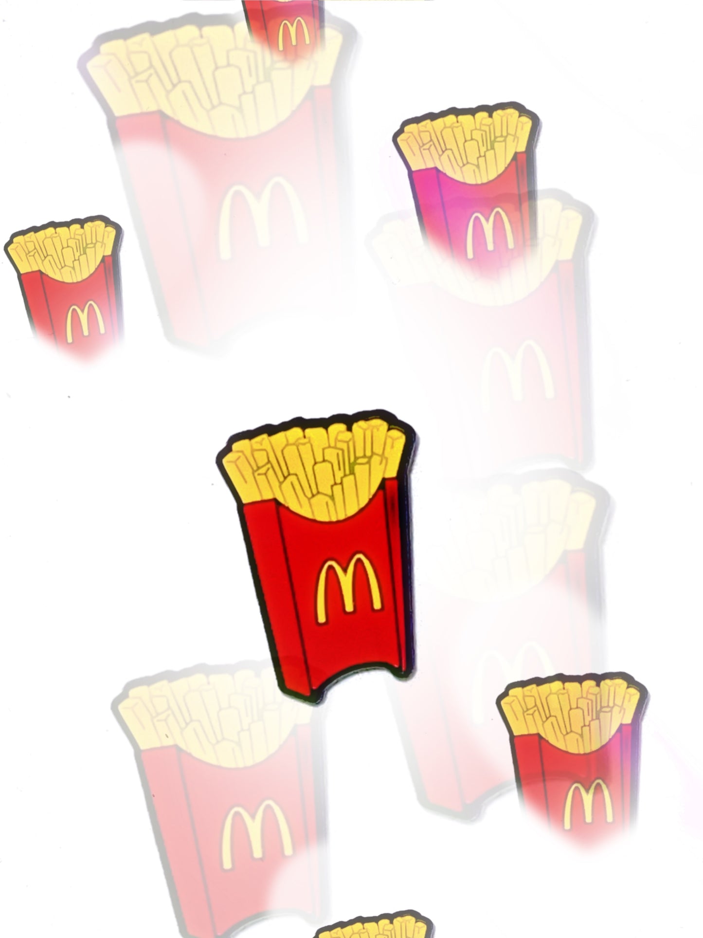 MCD Fries croc charm