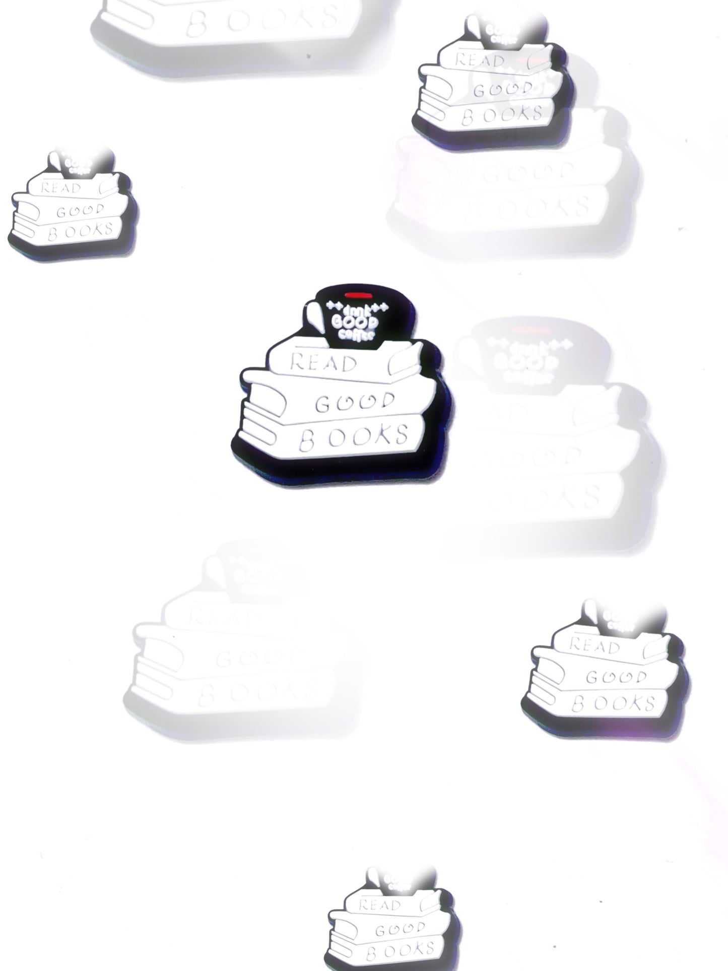 Read Good Books croc charm