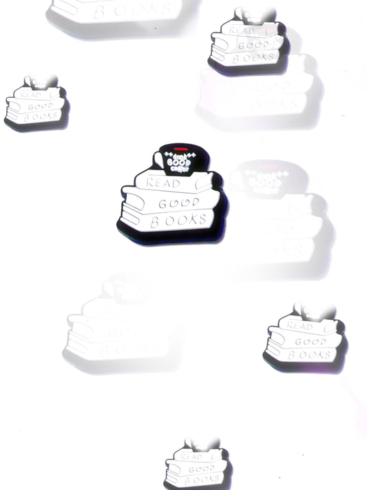 Read Good Books croc charm