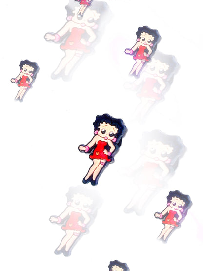 Betty Boop croc charm