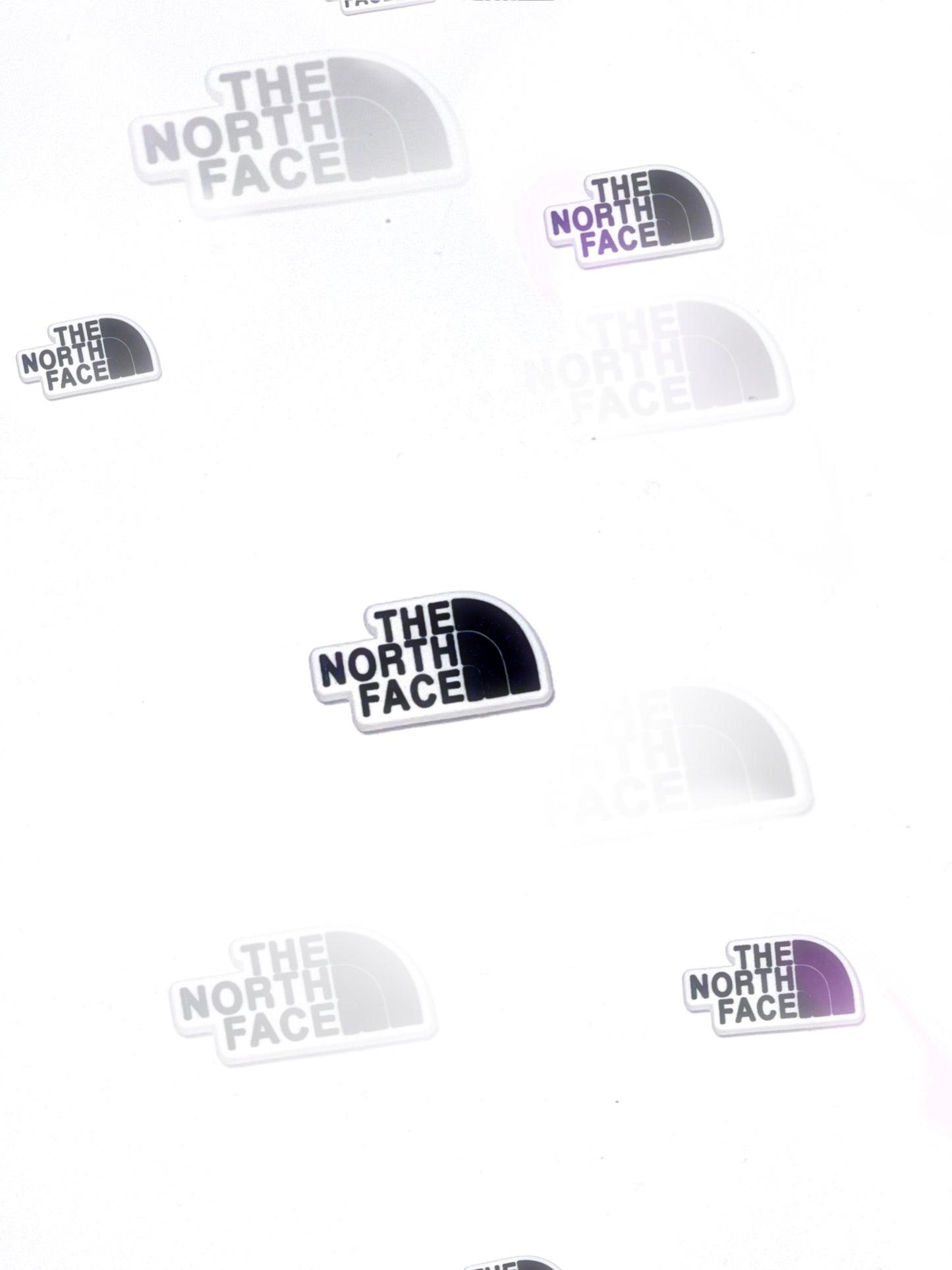 The North Face croc charm