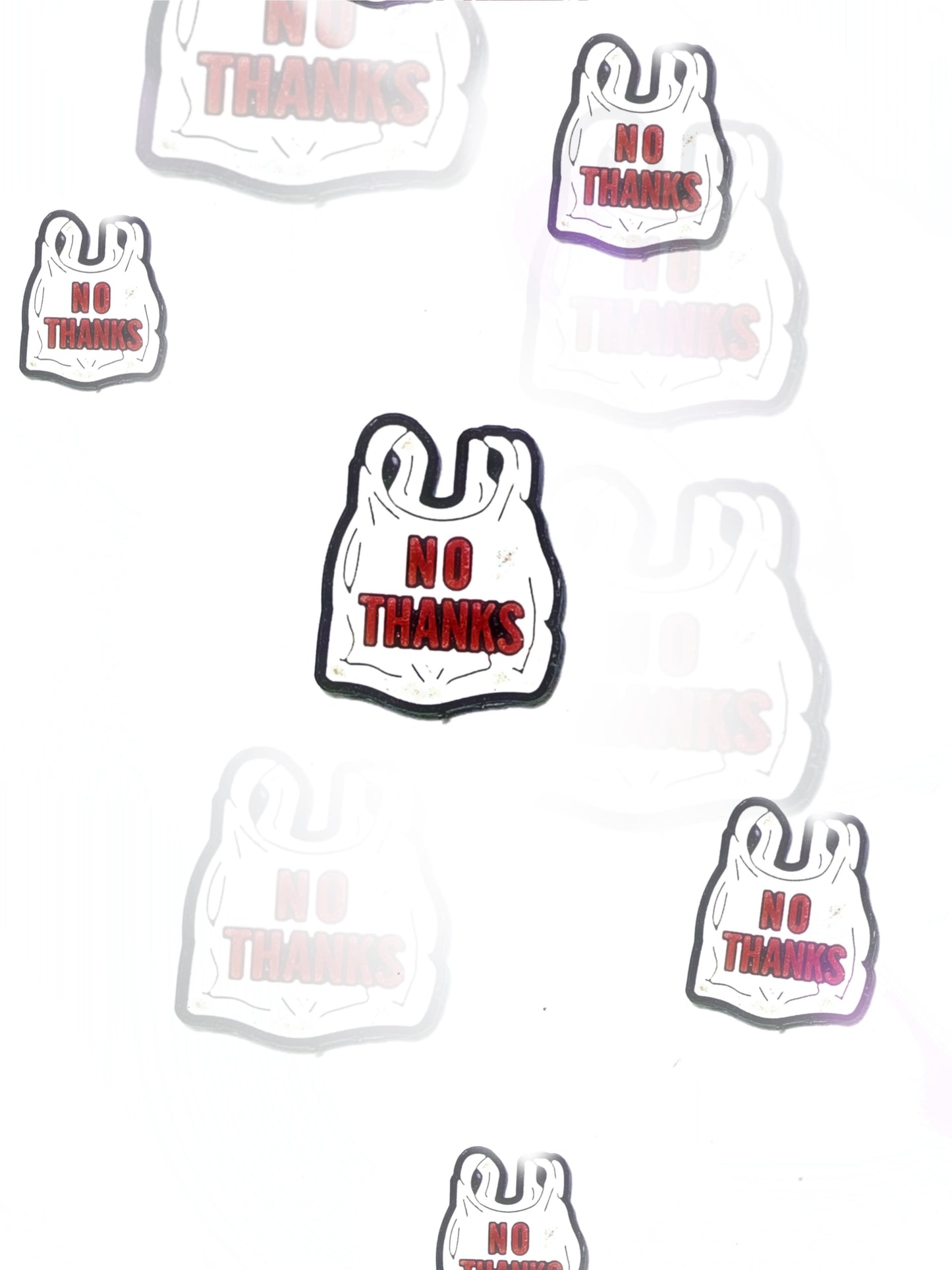 No Thanks croc charm