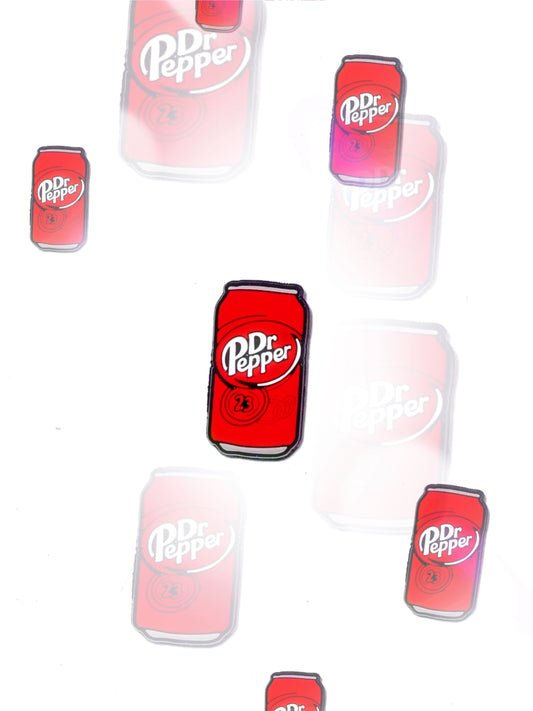 Dr.Pepper croc charm