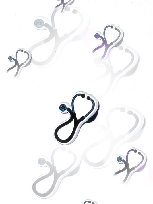 Stethoscope croc charm
