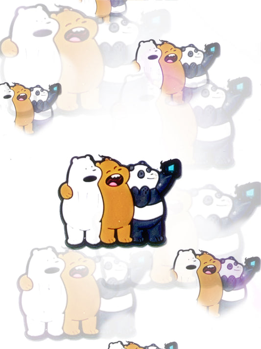 We Bare Bears croc charm