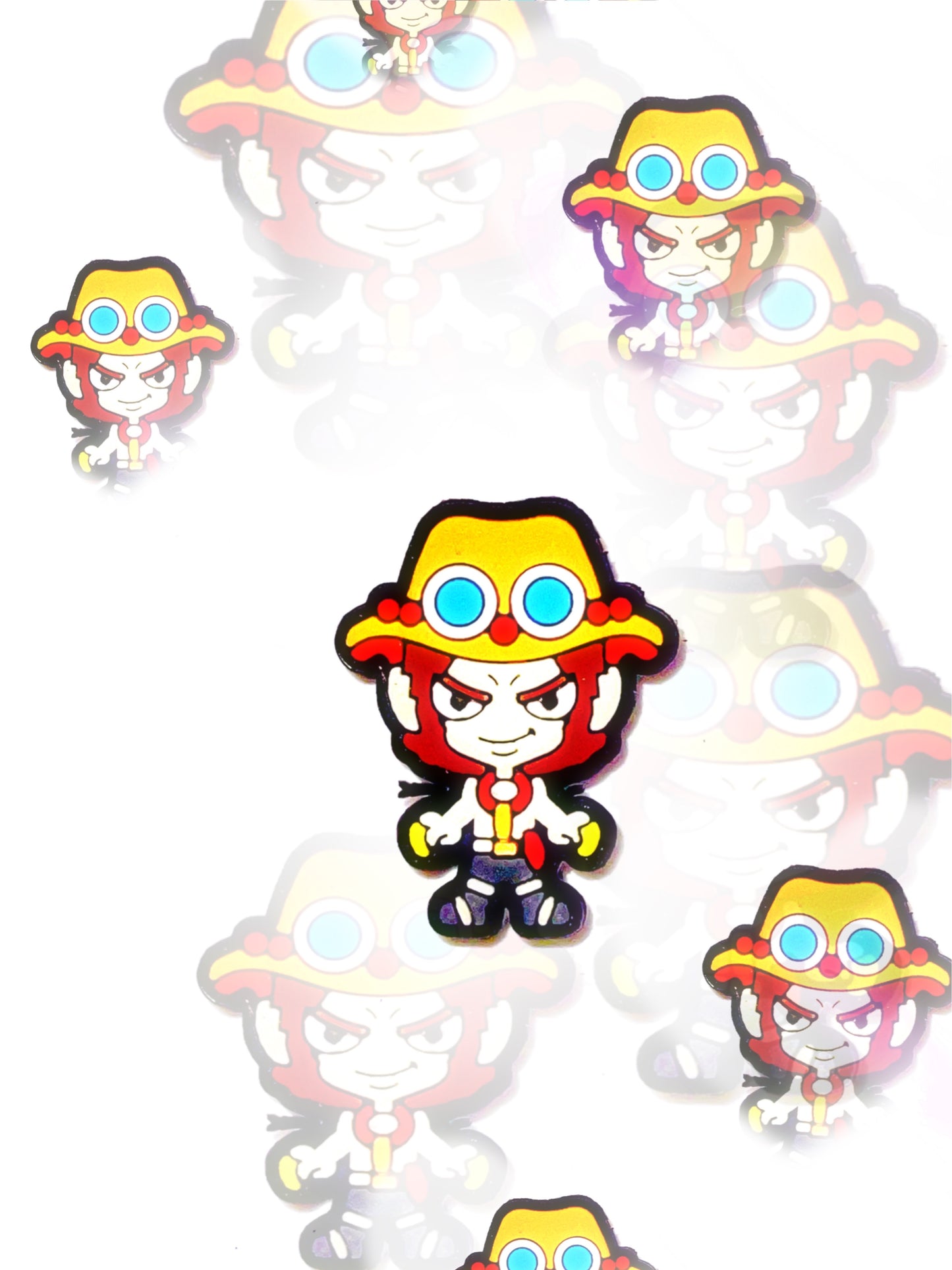 One Piece 4 croc charm