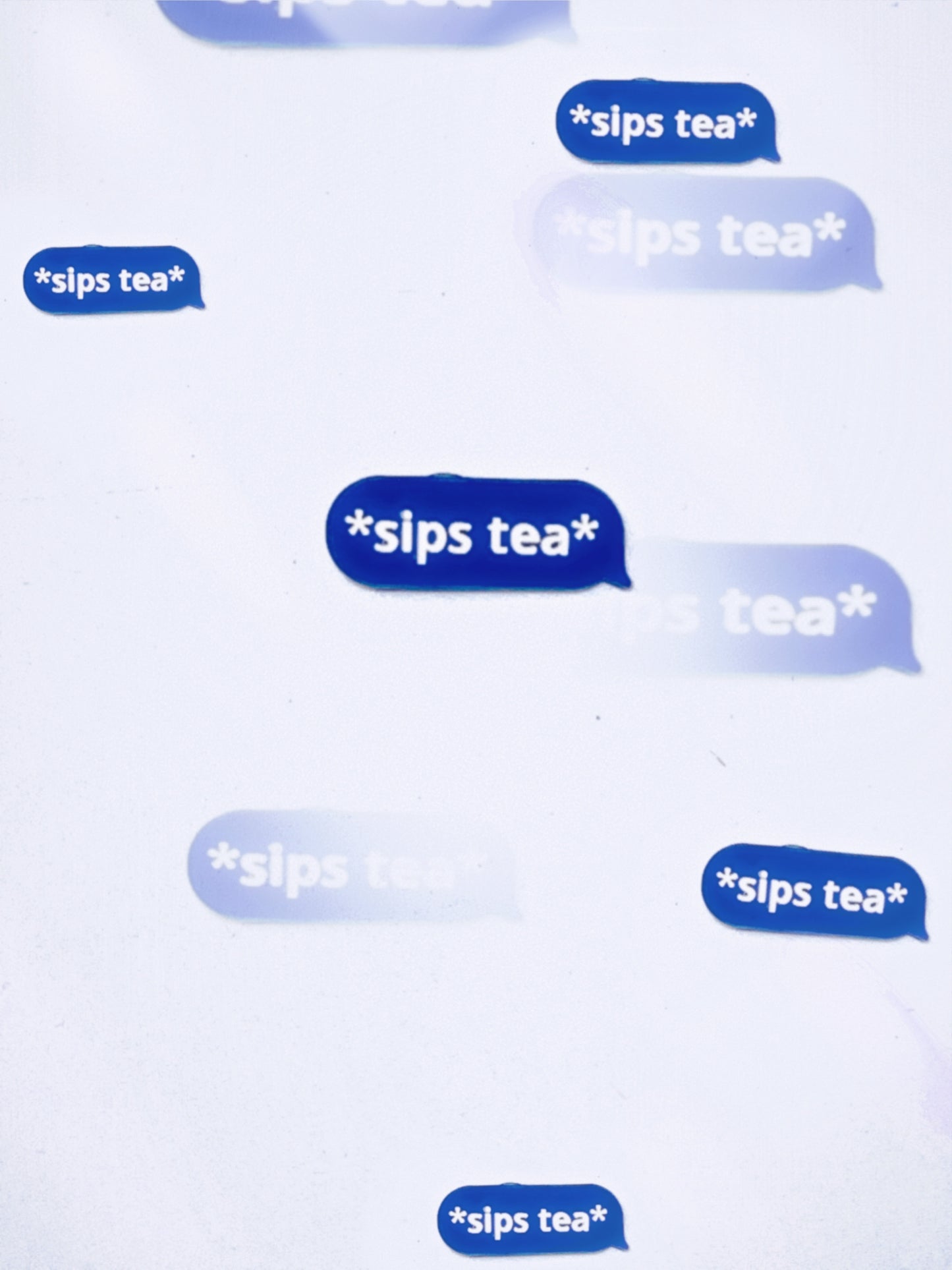 Sips Tea croc charm