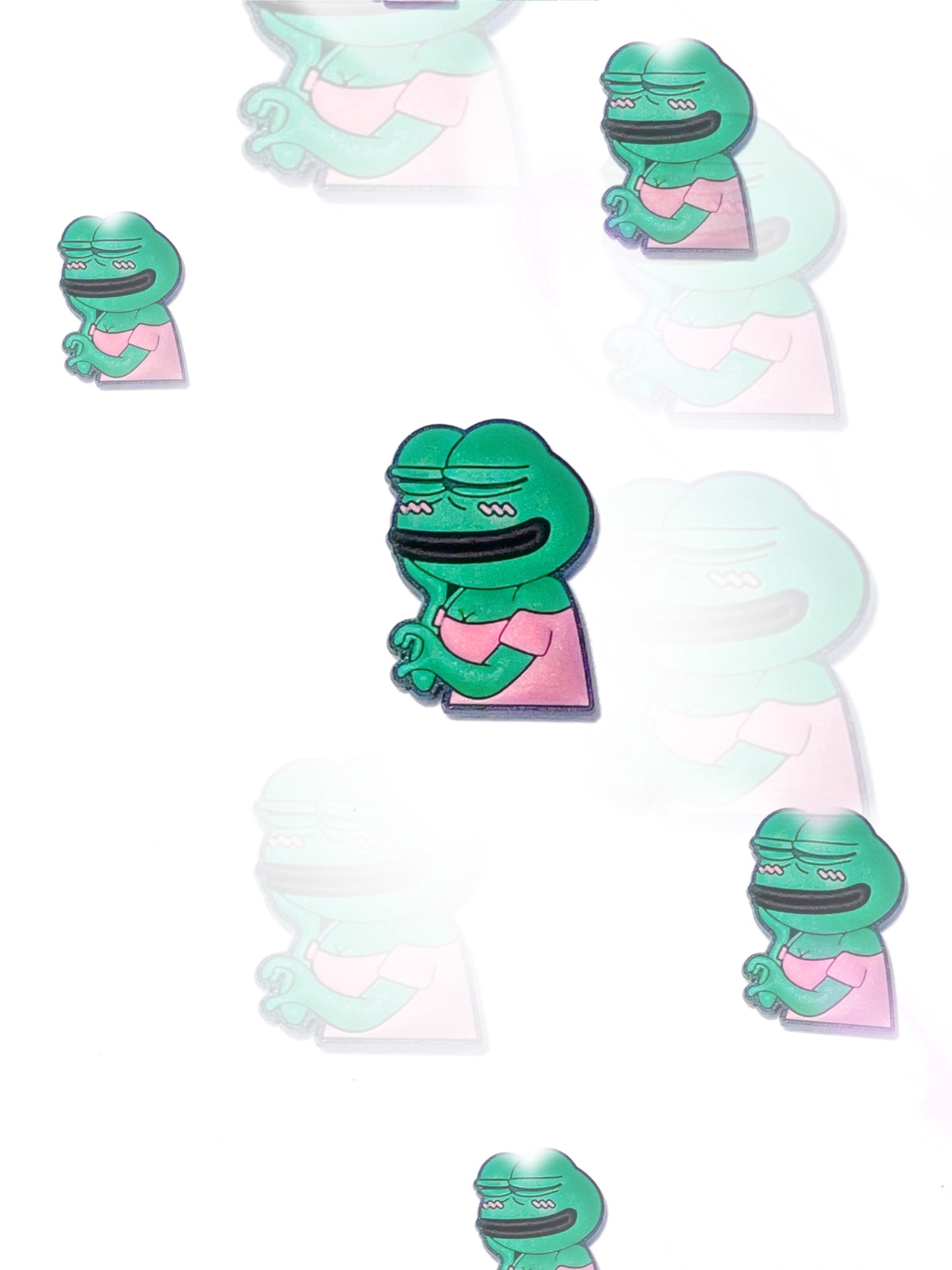 Turtle Couple croc charm