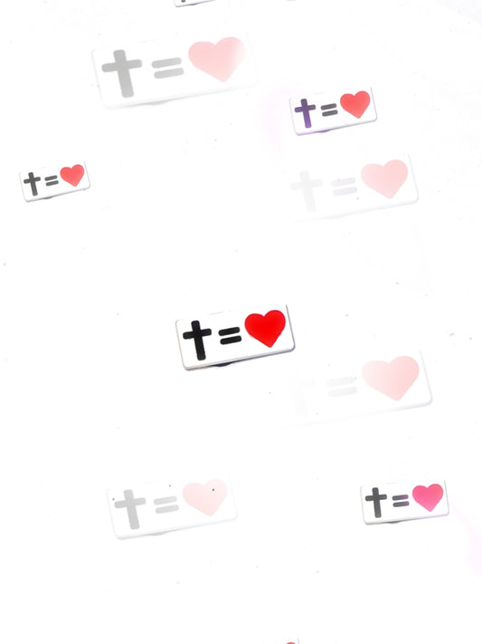 Faith & Love croc charm