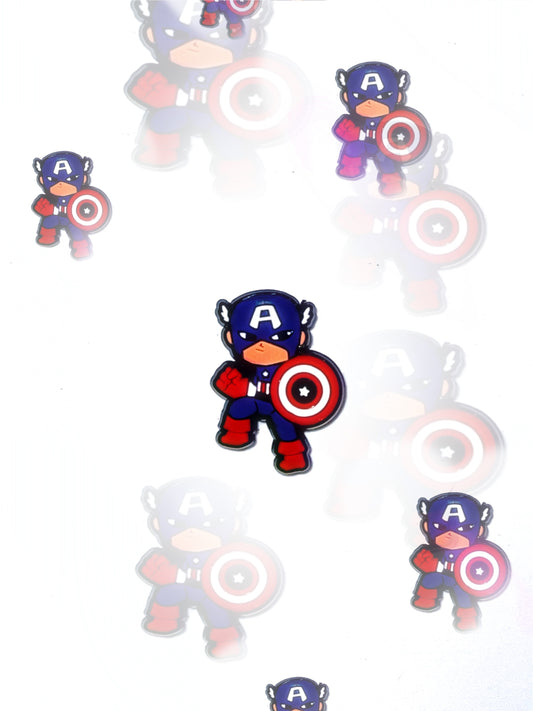 MRVL - Captain America croc charm