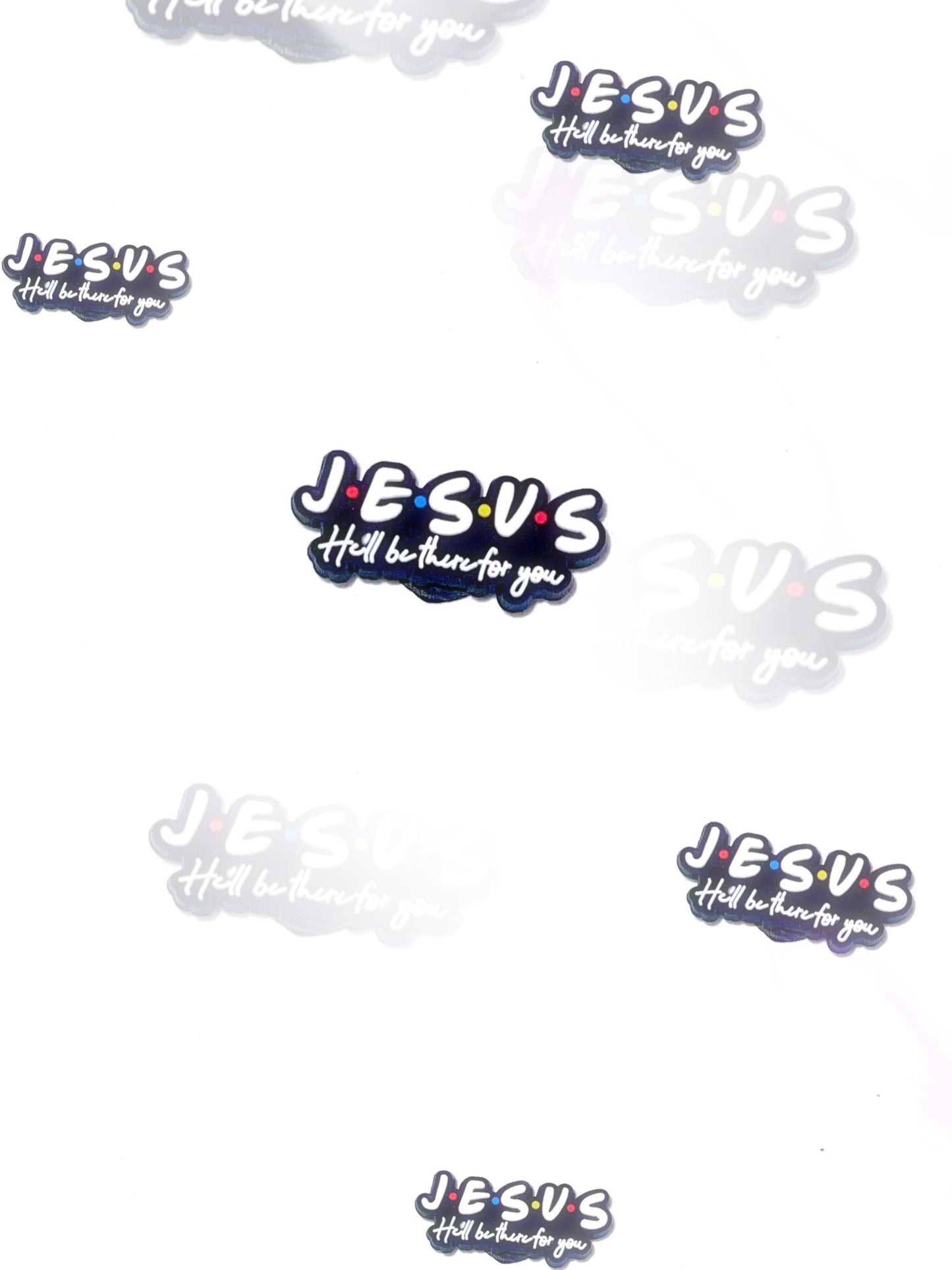 JESUS croc charm