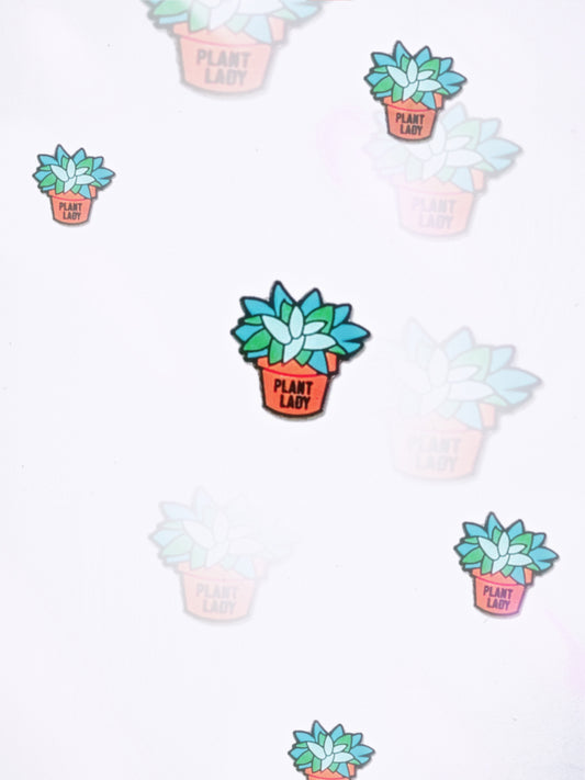Plant Lady croc charm