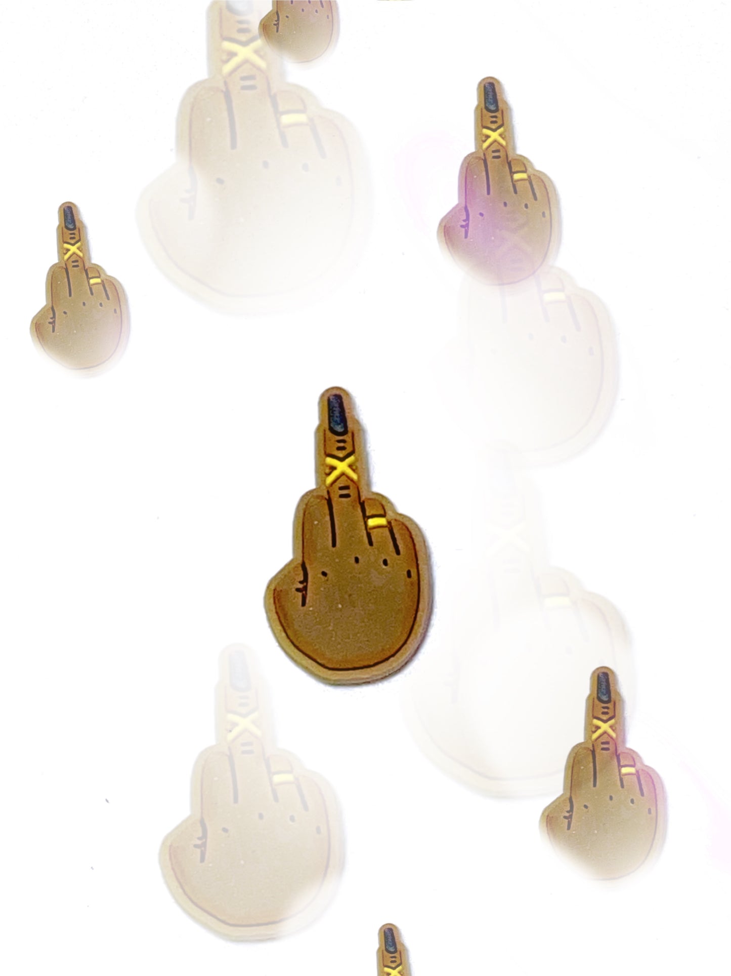 Bad Finger croc charm