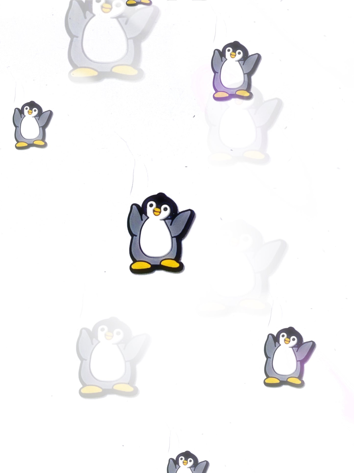 Penguin croc charm