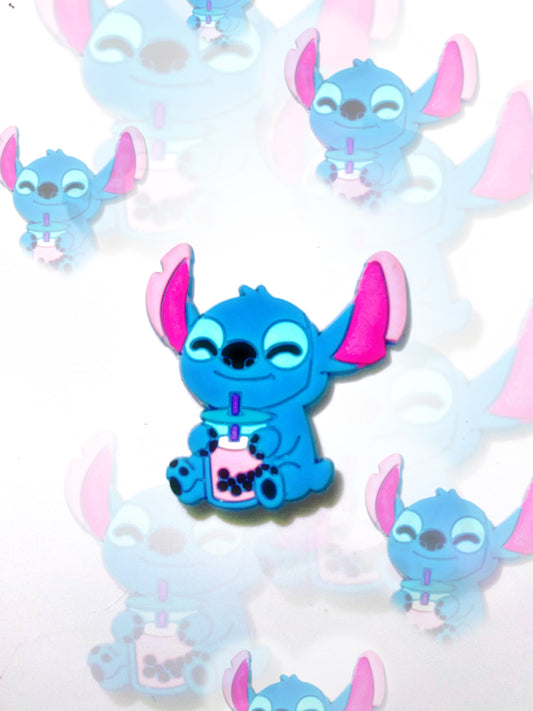 Stitch with Boba croc charm