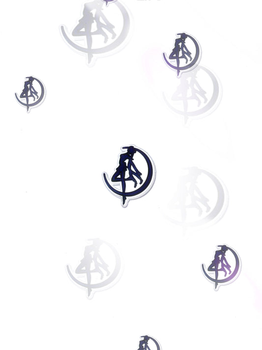 Sailor Moon Logo croc charm